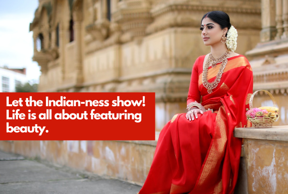 Captions For Saree Look