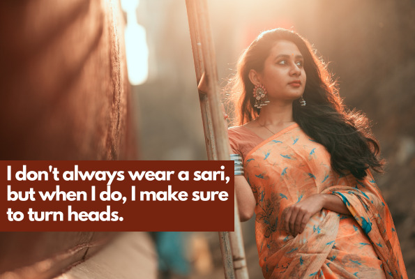 Saree Captions For Instagram