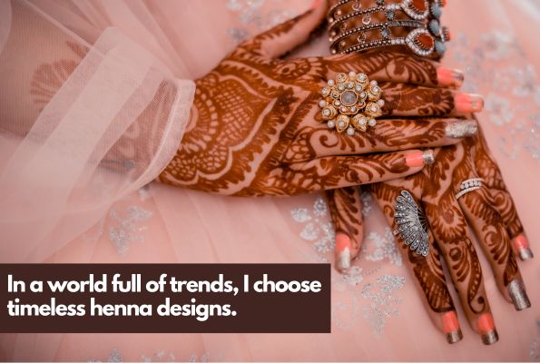 mehndi captions