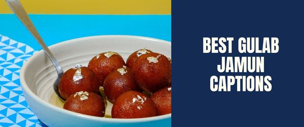 BEST GULAB JAMUN CAPTIONS