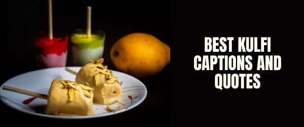 BEST KULFI CAPTIONS AND QUOTES