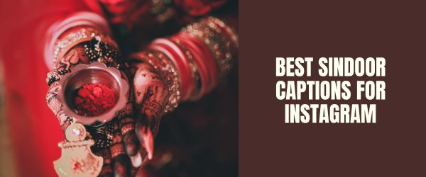 Best sindoor captions for instagram