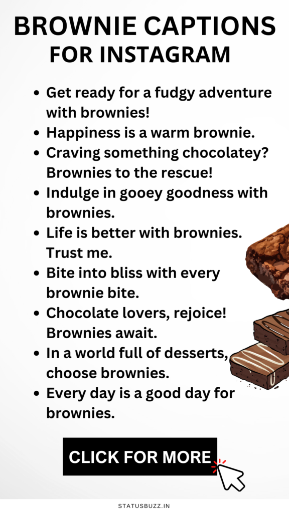brownie captions