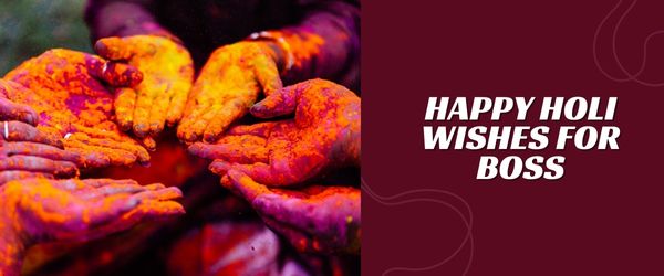 holi wishes for boss