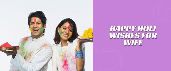 holi wishes for wife