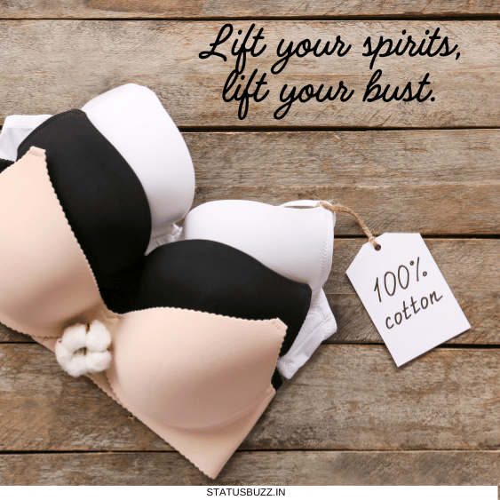 bra captions