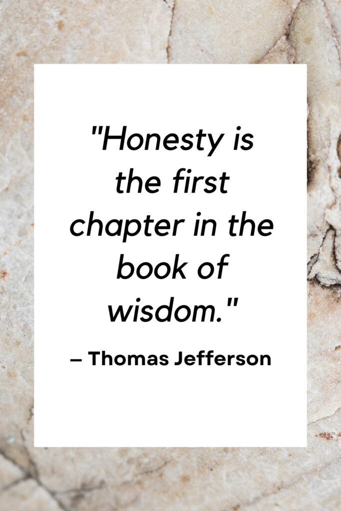 honest quotes
