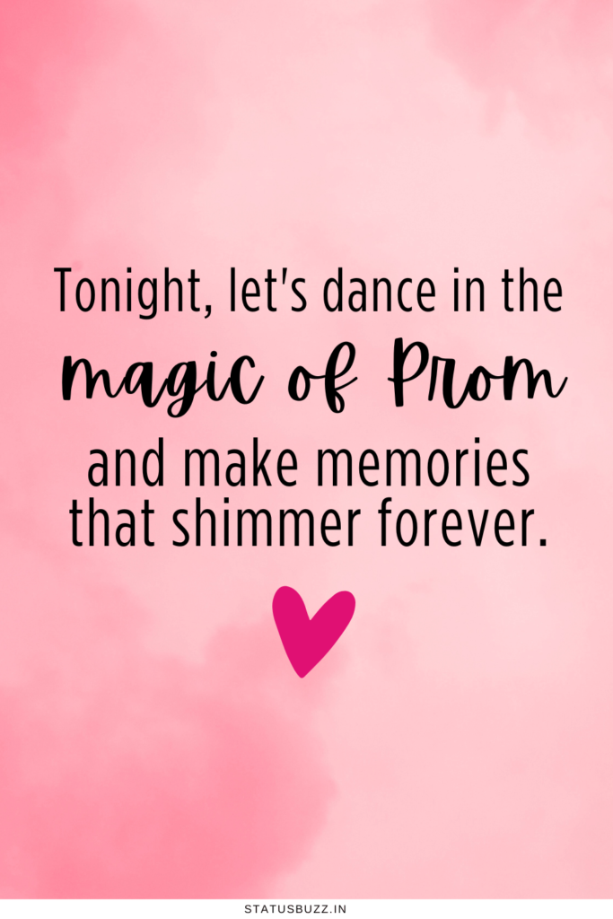 prom captions