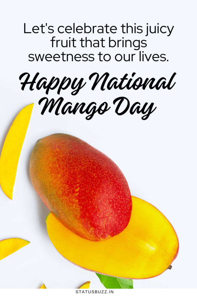 National Mango Day Messages
