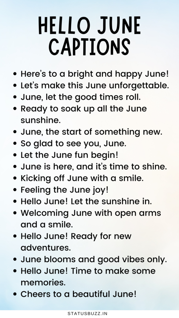 hello june captions
