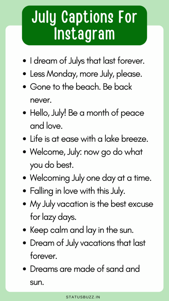 july captions
