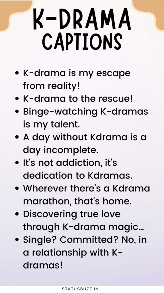 k-drama Captions