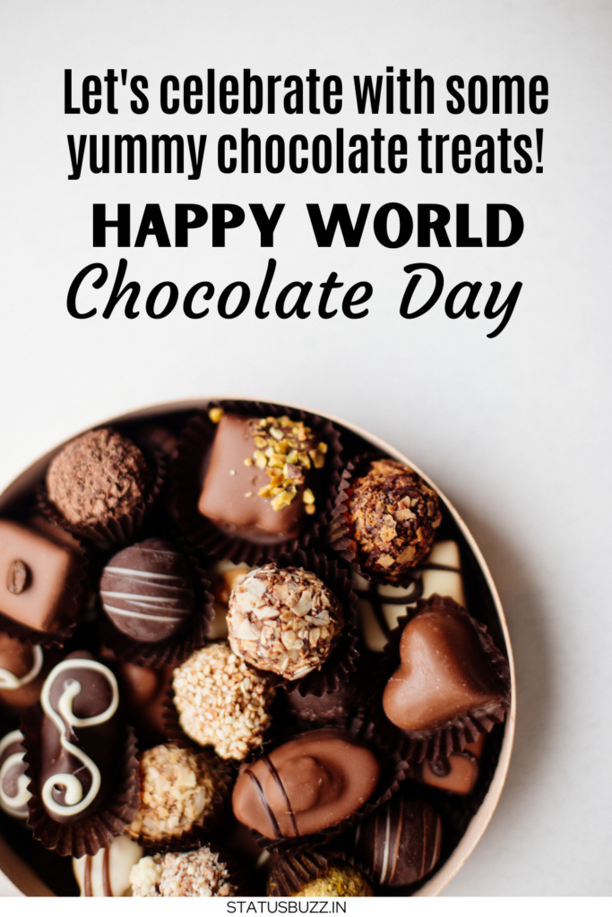 world chocolate day captions