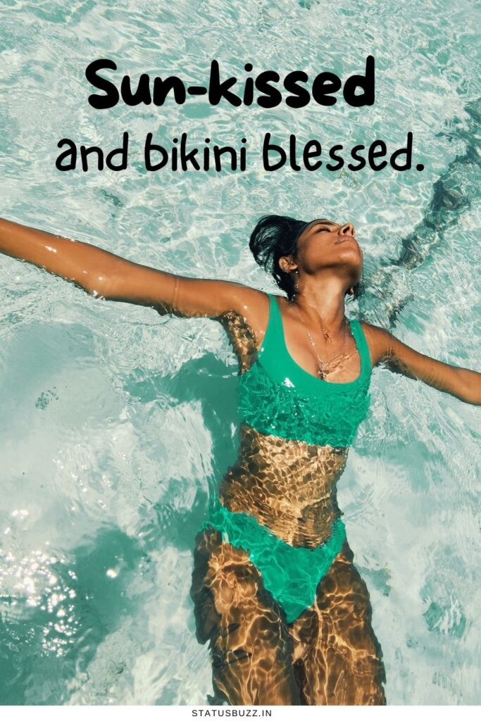 bikini captions