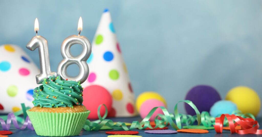18th birthday captions