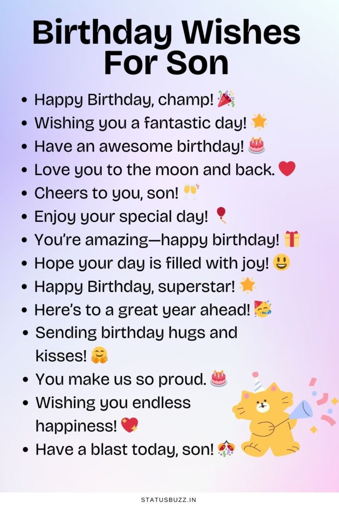 birthday wishes for son