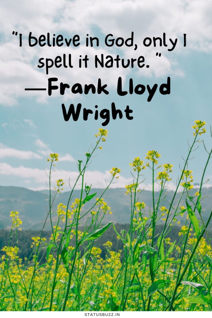 nature quote for insta
