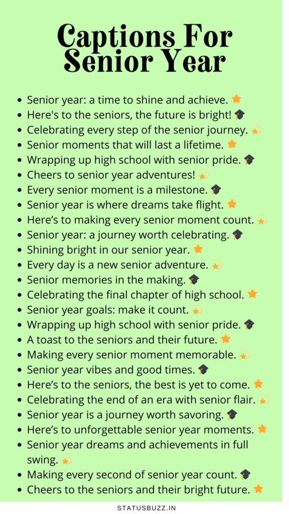 Senior Year Captions