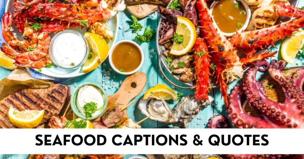 Seafood Captions