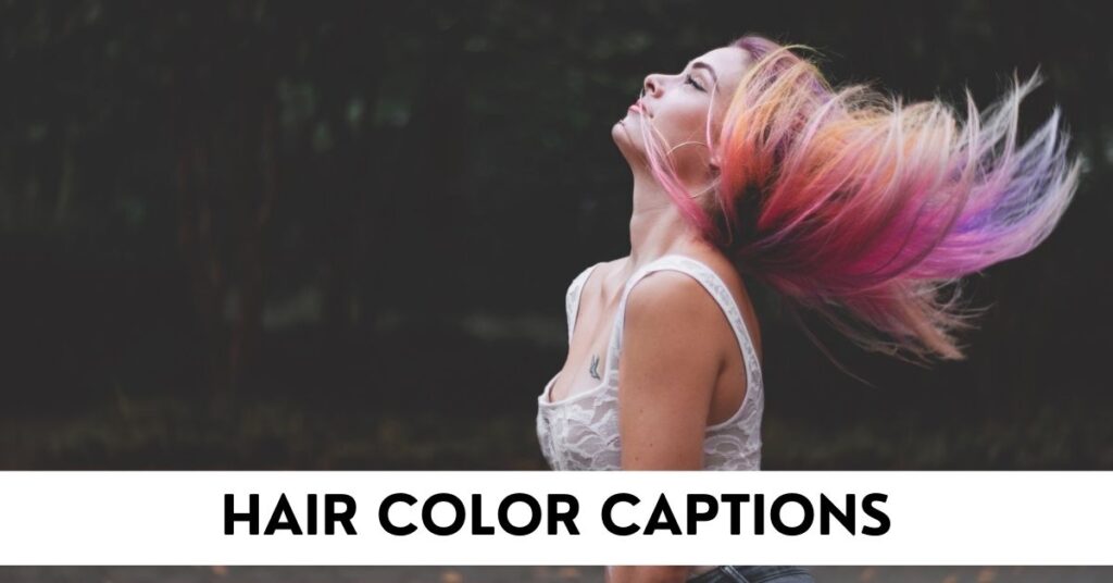 hair color captions