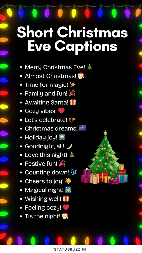 christmas eve captions