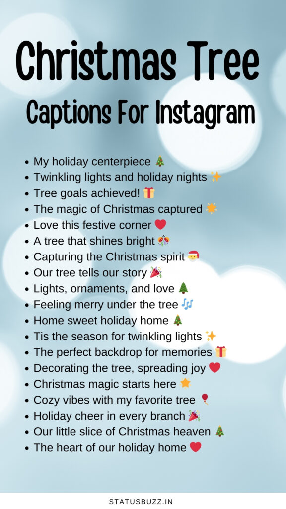 christmas tree captions for instagram