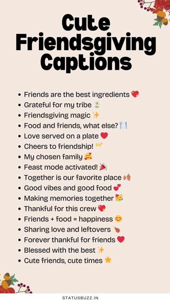 friendsgiving captions