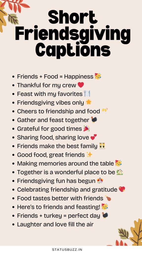 friendsgiving captions