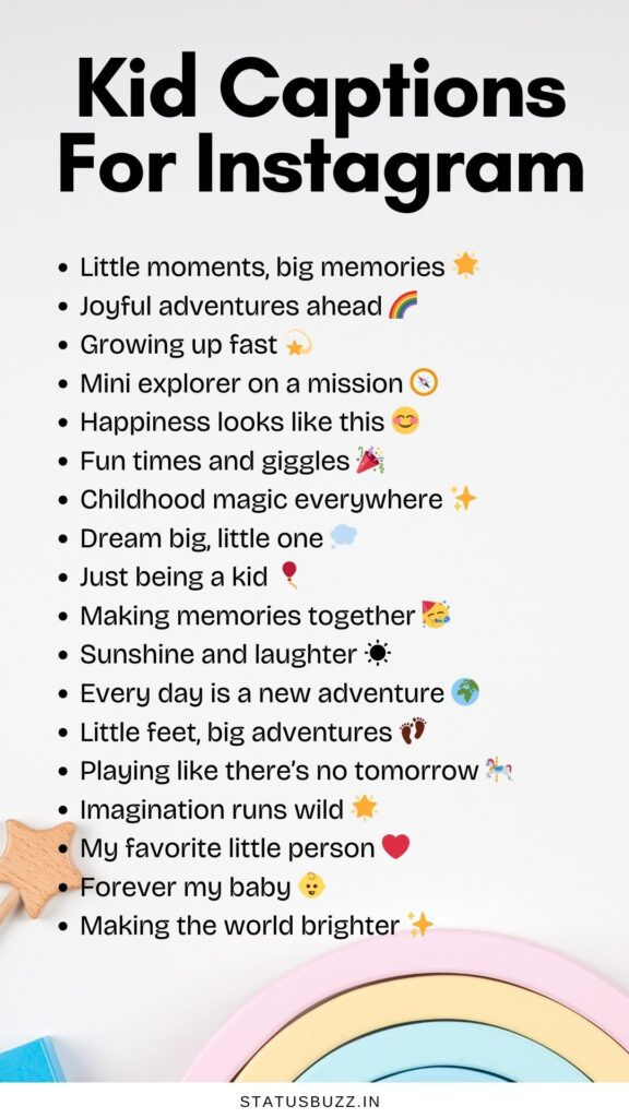 kid captions