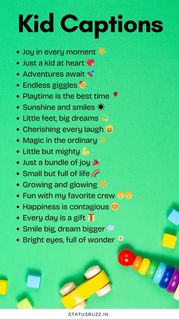 kid captions