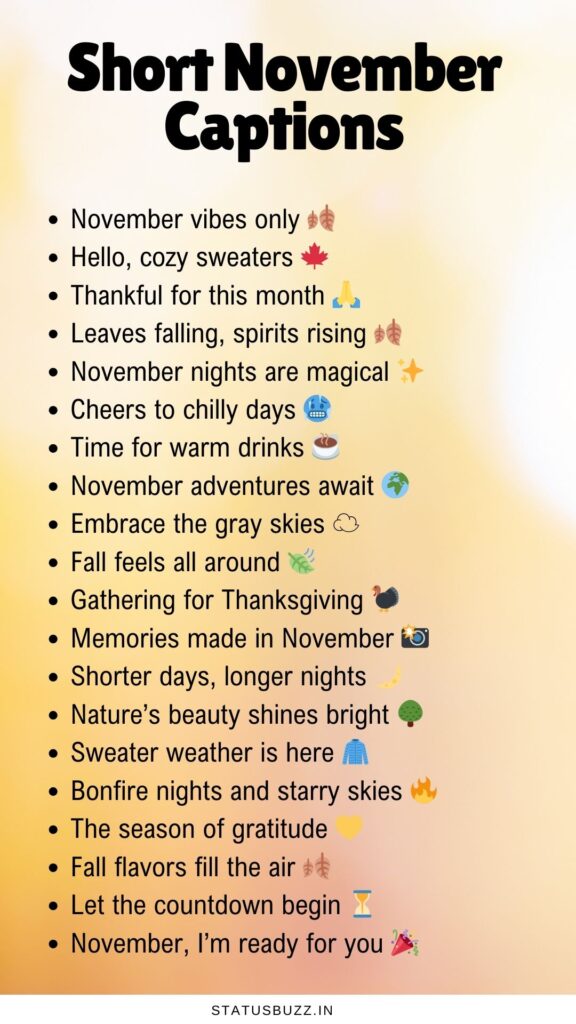 november captions
