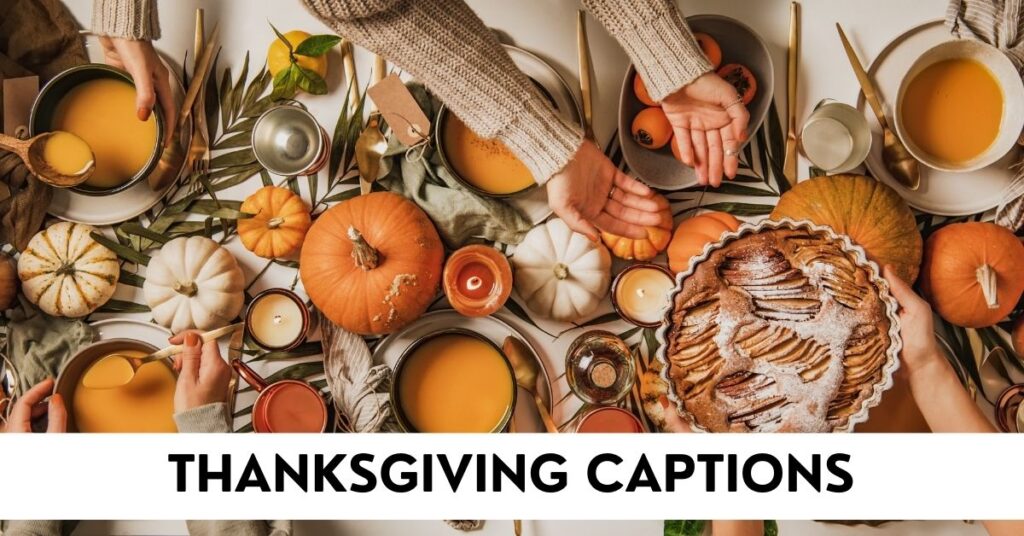 Thanksgiving Captions