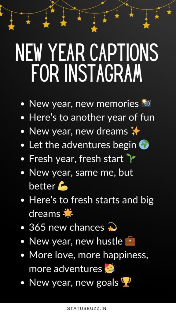 new year captions for instagram
