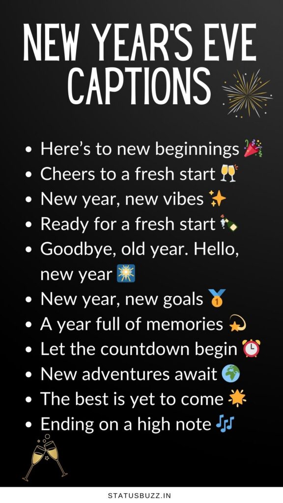 new years eve captions for instagram