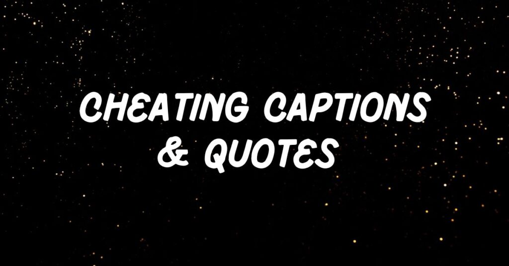 Cheating Captions