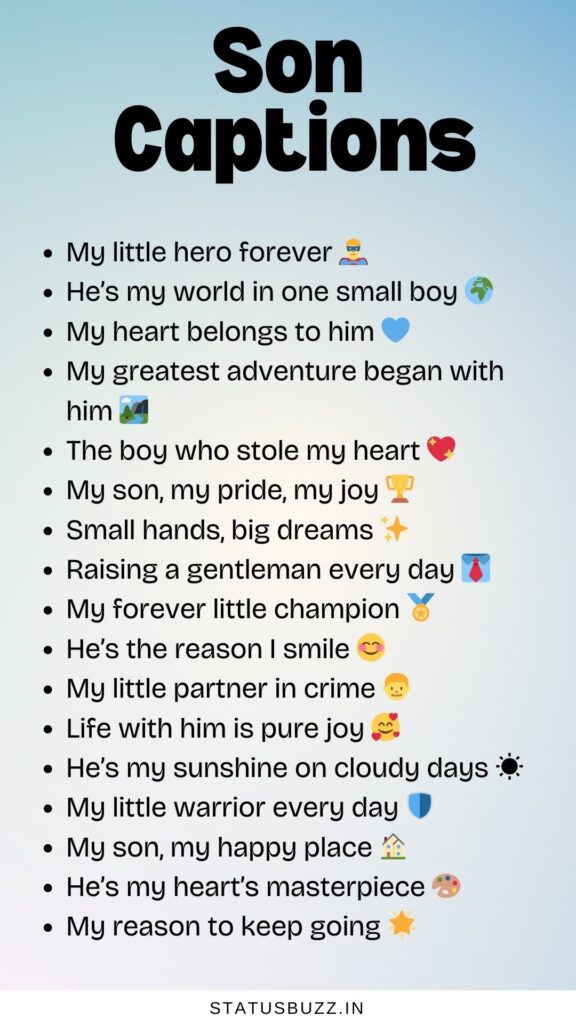 son captions
