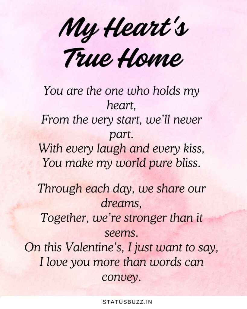 valentine's day poem for husband