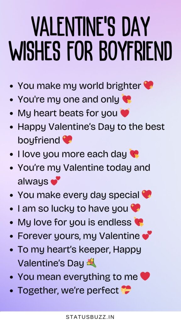 valentine's day wishes for boyfriend