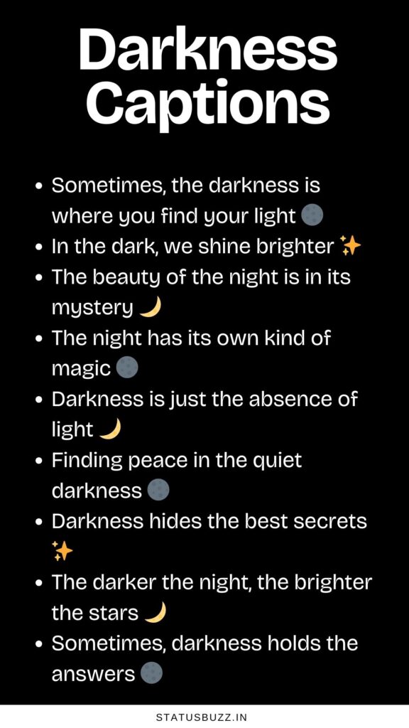 darkness captions