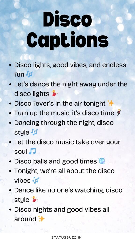 disco captions