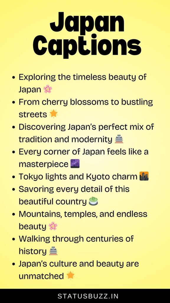 japan captions