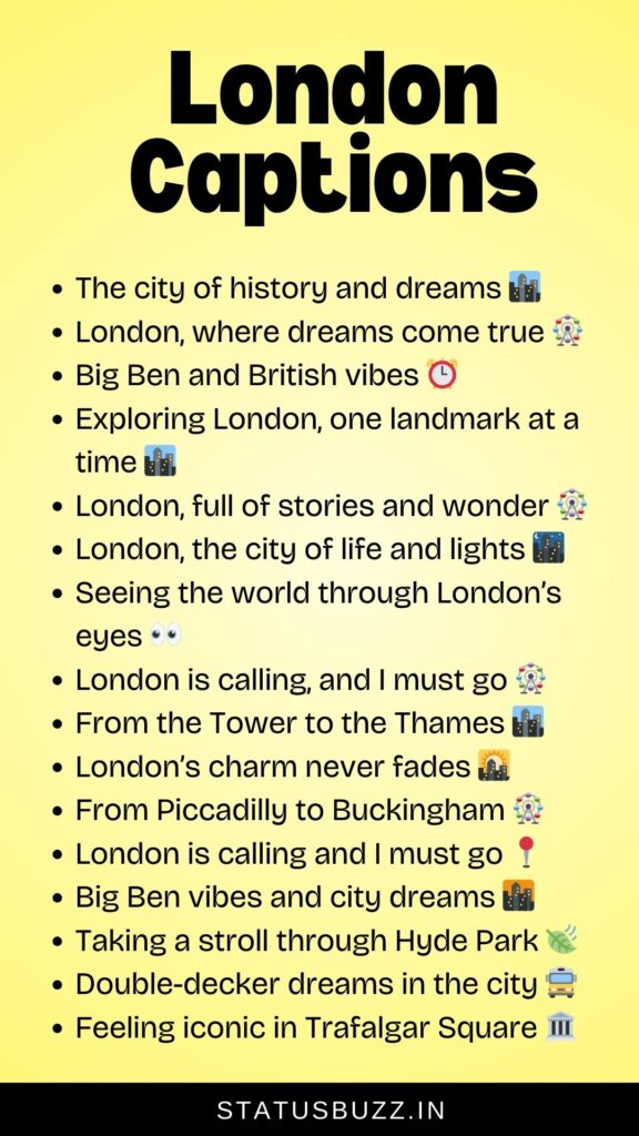 london captions