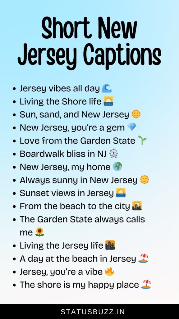 short new jersey captions