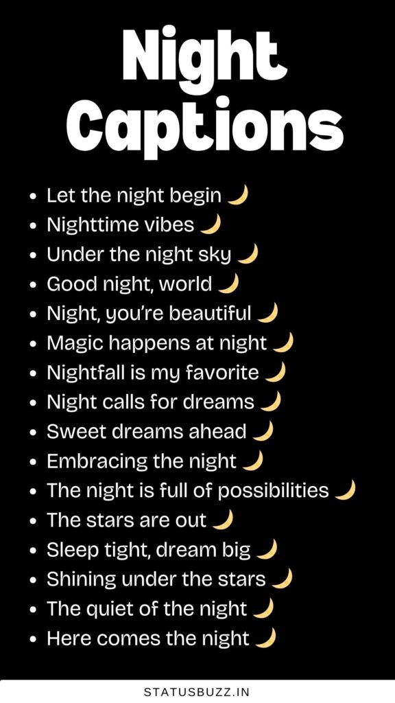 night captions