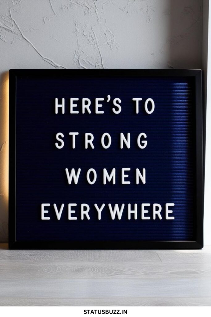 quotes for women's letter board