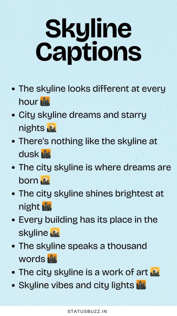skyline captions