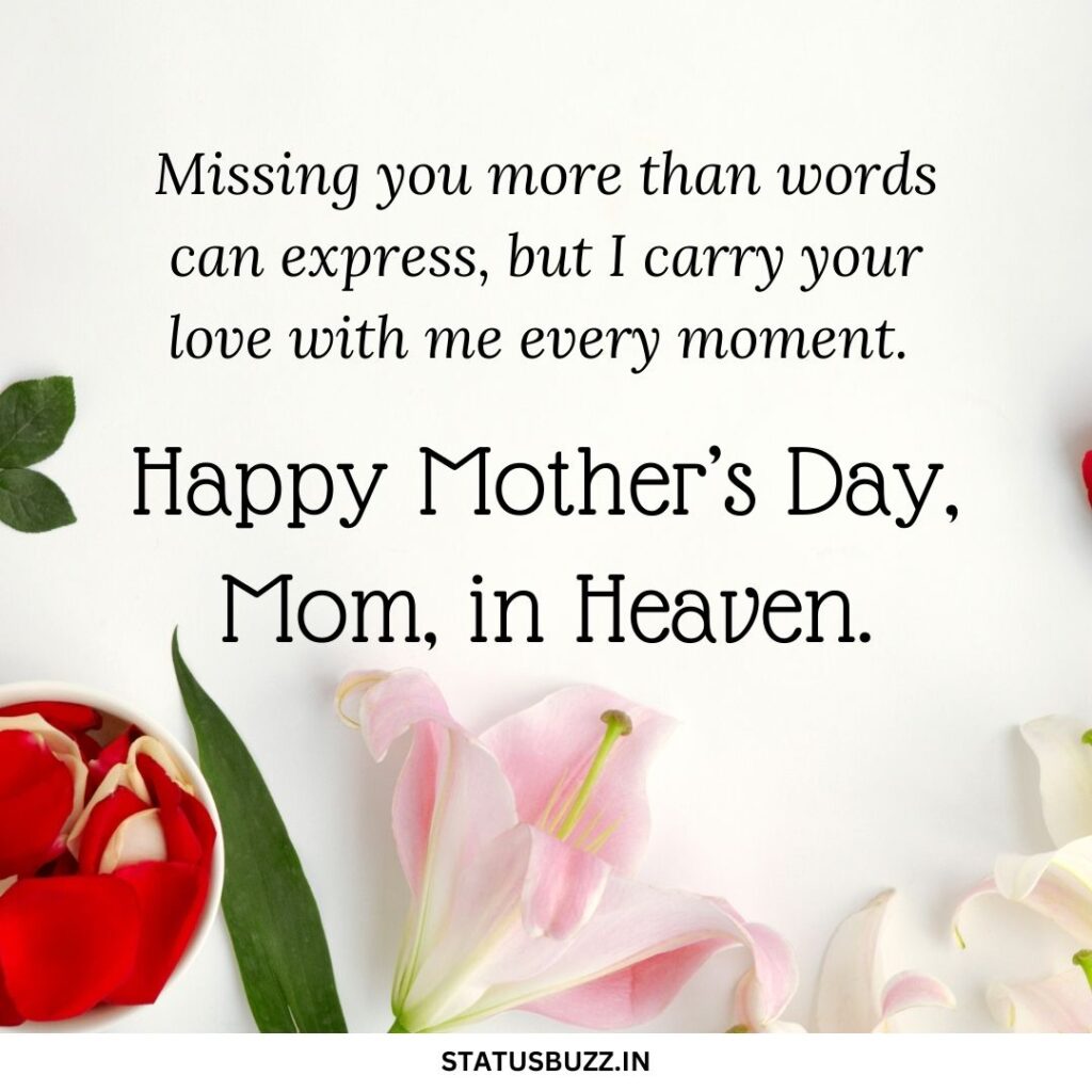 Mother’s Day wishes for Moms in Heaven