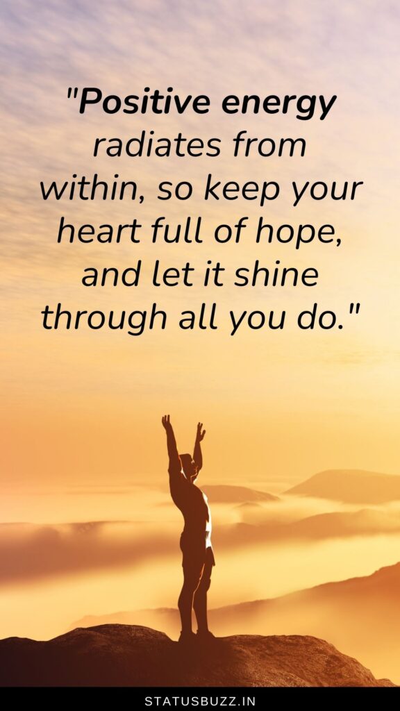 Positive Energy Quotes