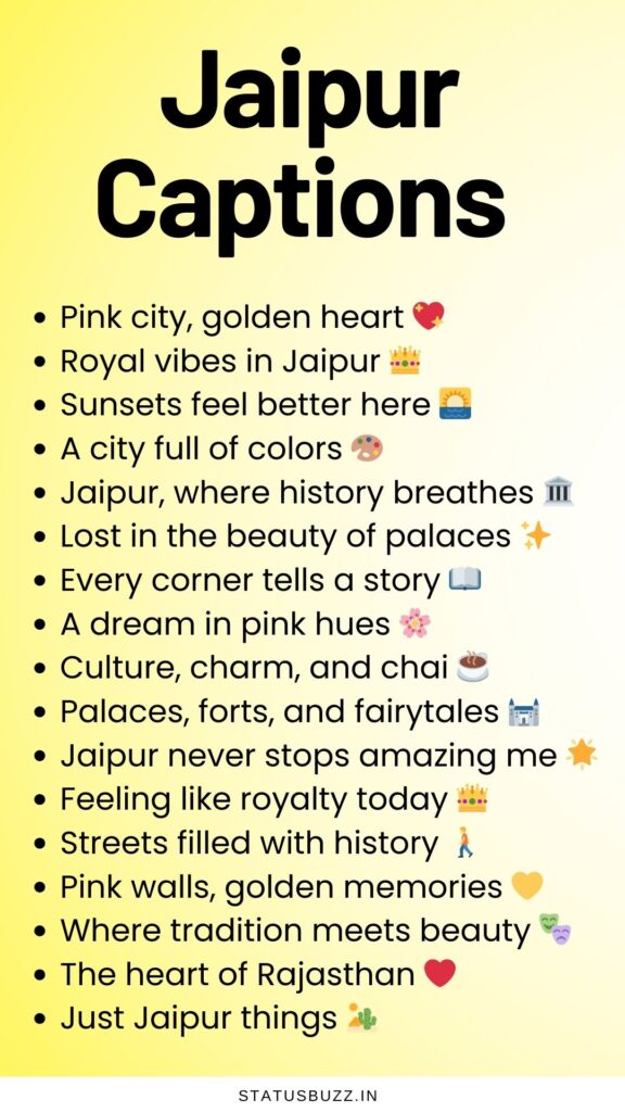 jaipur captions