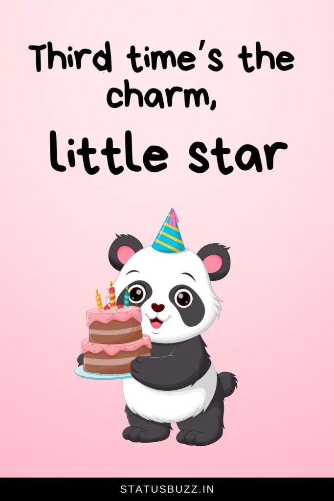 three year old birthday puns